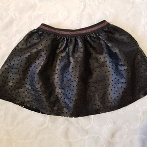 Toddler girls skirt faux leather size 3t